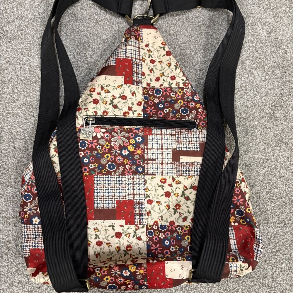 Black Butterfly Patchwork Boho Backpack For Women - image 7